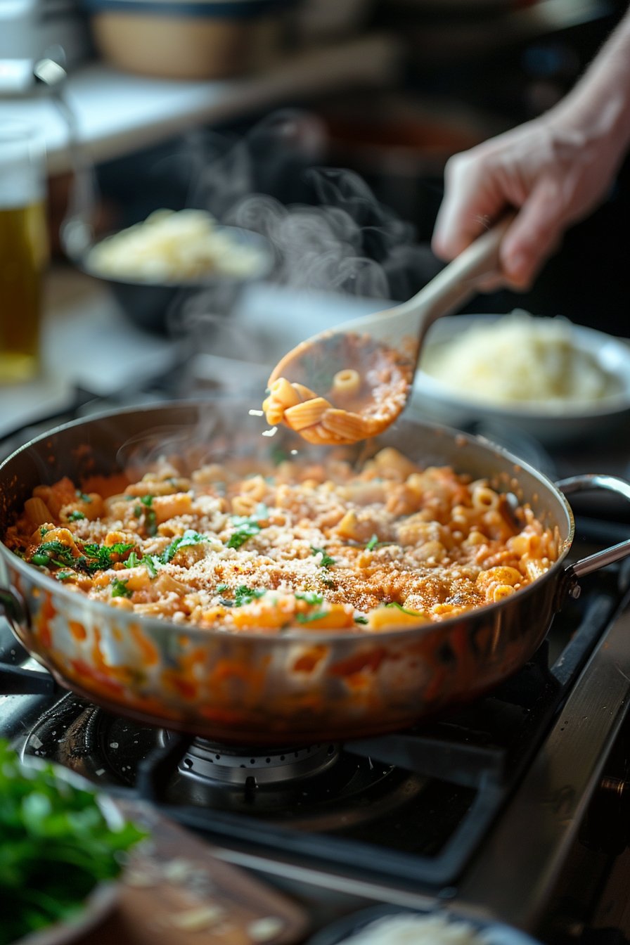 Friss-dich-dumm-Topf: Ein einfaches Nudelgericht genießen! - GourmetIdeen instructions process