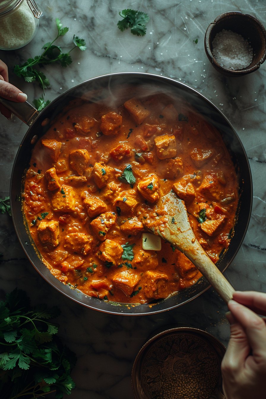 Butter Chicken Rezept: Ein einfaches und köstliches Gericht! instructions process