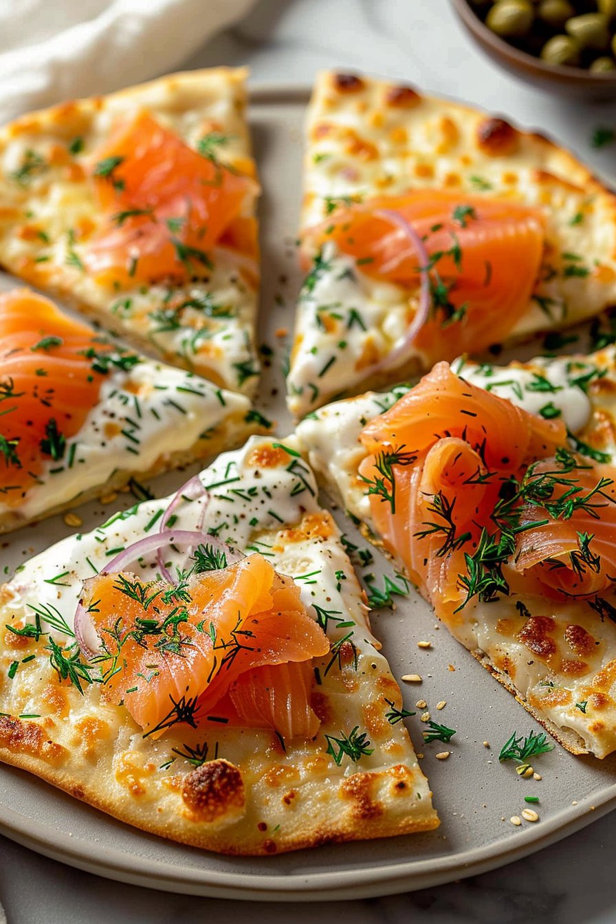 Haferflocken-Joghurt-Fladen serving