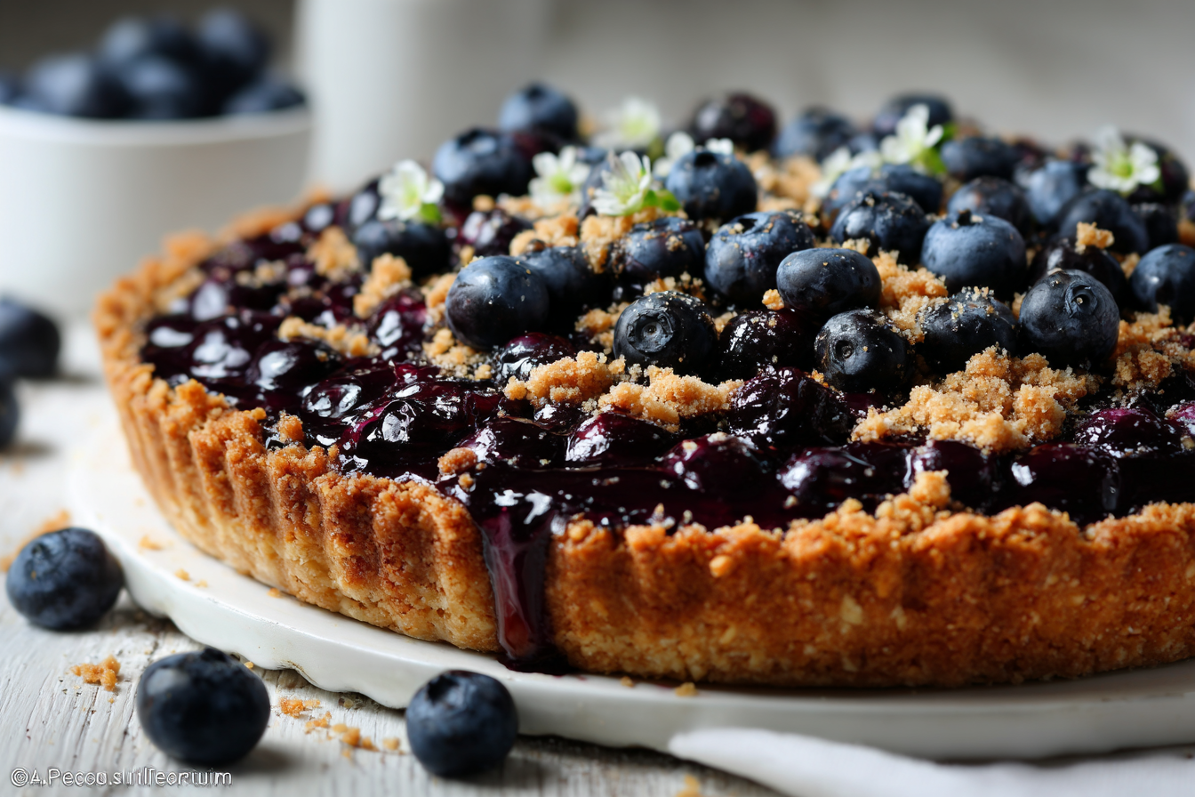 Deserki Z Niebieską Galaretką I Owocami Na Lato recipe card image