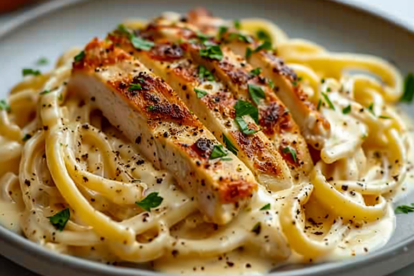 Cremige Hähnchen-Alfredo-Nudeln: Ein Unglaubliches Ultimatives Rezept recipe card