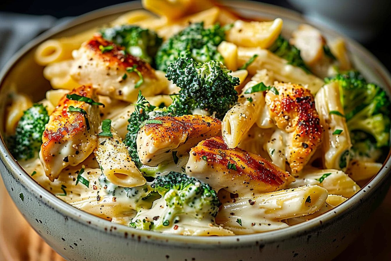 Hähnchen Brokkoli Pasta Cremig: Das ultimative Rezept für Genießer recipe card