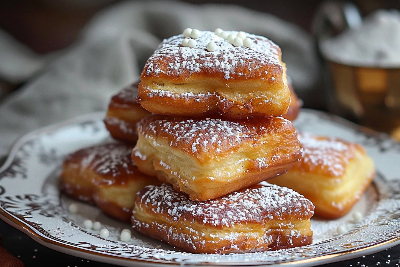 Vanilla French Beignets recipe card