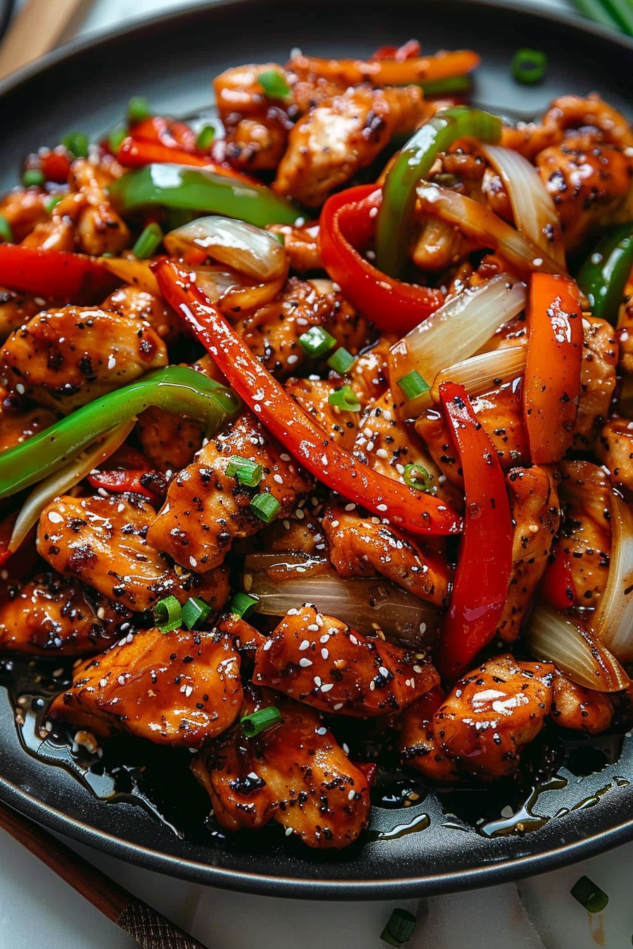 Black Pepper Chicken serving image