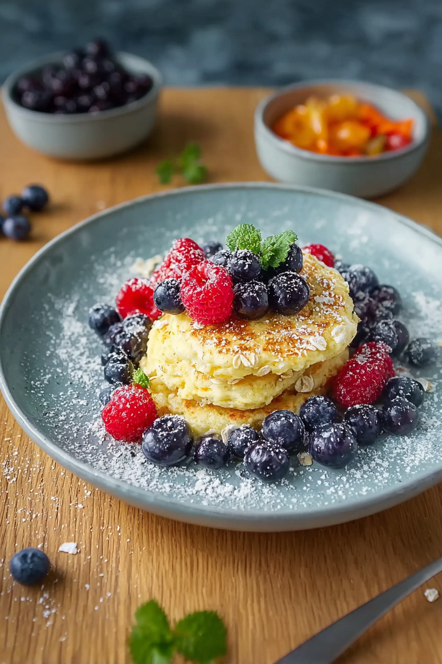 Quark-Taler mit Haferflocken: Ein einfaches Rezept! - leckerezepte serving image