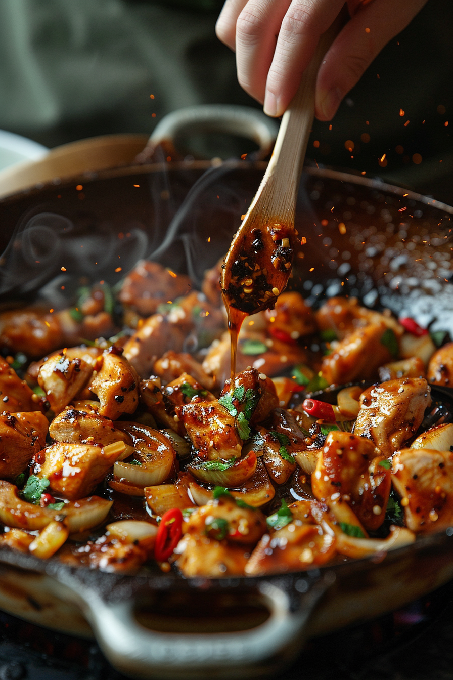 Black Pepper Chicken instructions image