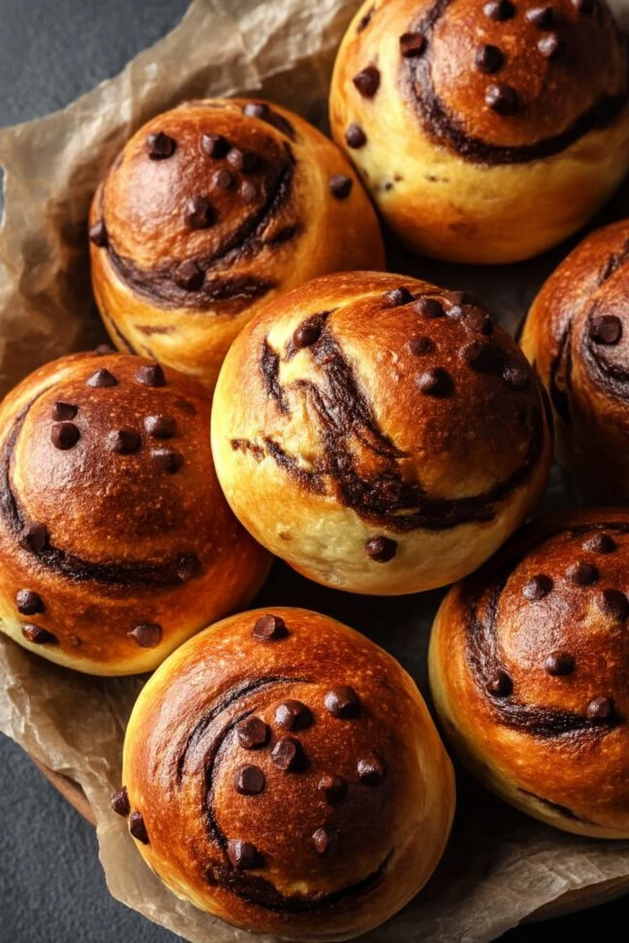 10-Minuten Schoko-Brötchen mit Quark