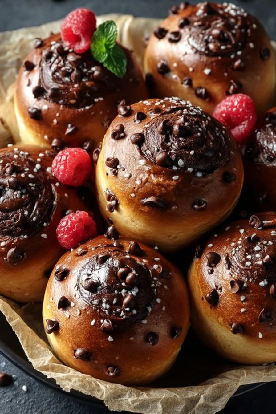 10-Minuten Schoko-Brötchen mit Quark