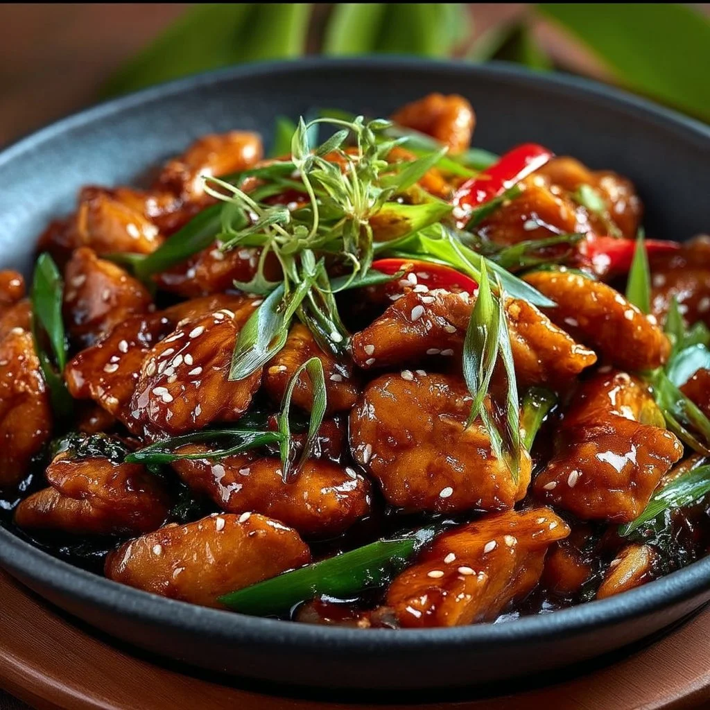 Authentisches Mongolisches Hähnchen