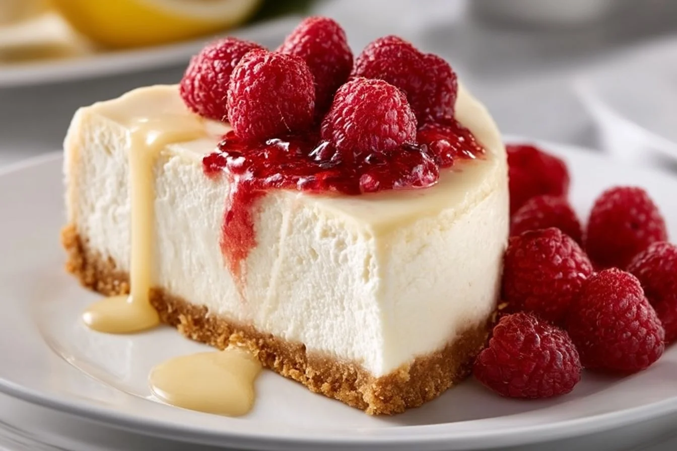 Baked Cheesecake with Greek Yogurt