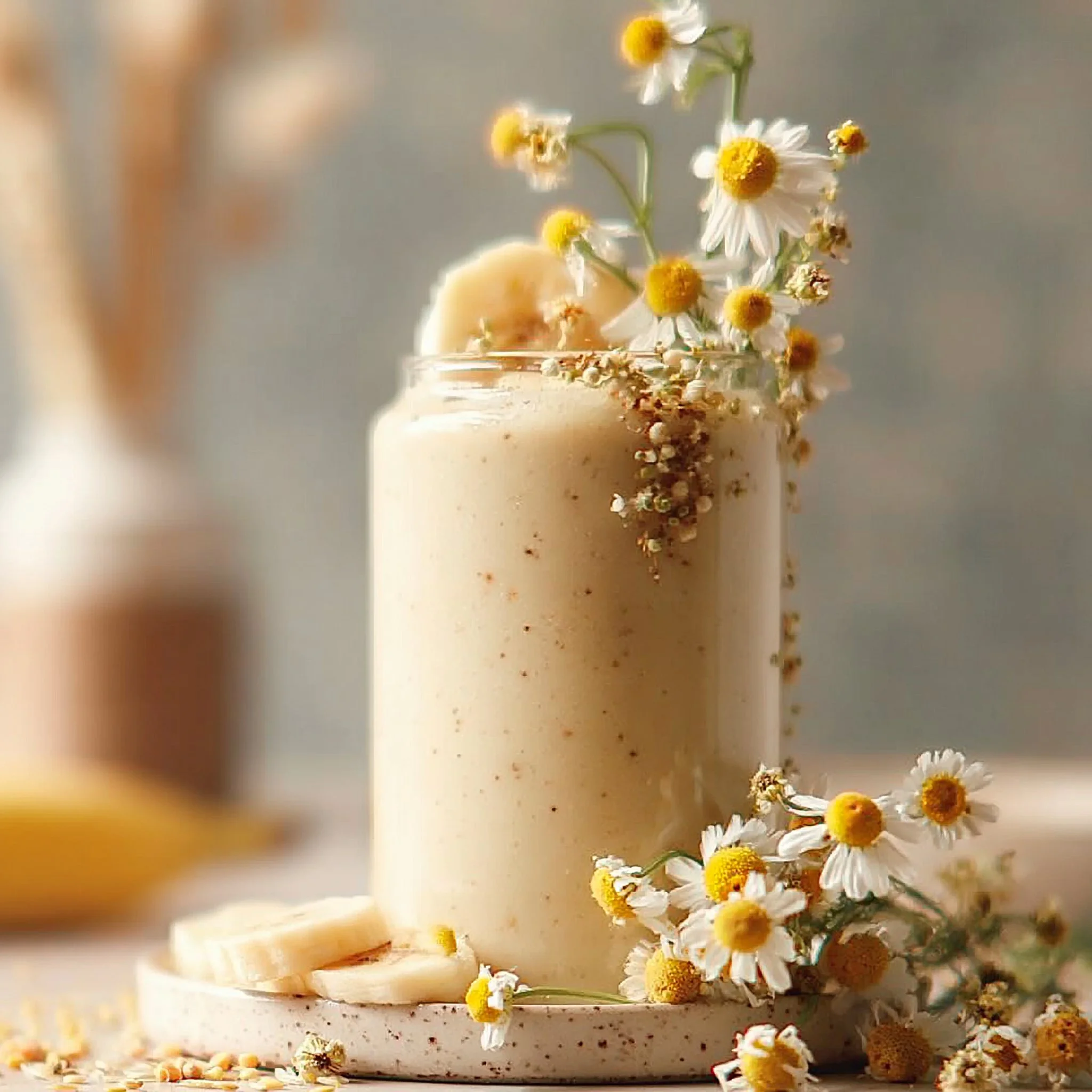 Bananen-Chamomile-Tee-Smoothie