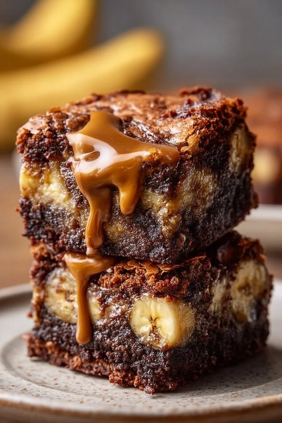 Bananenbrot-Brownies