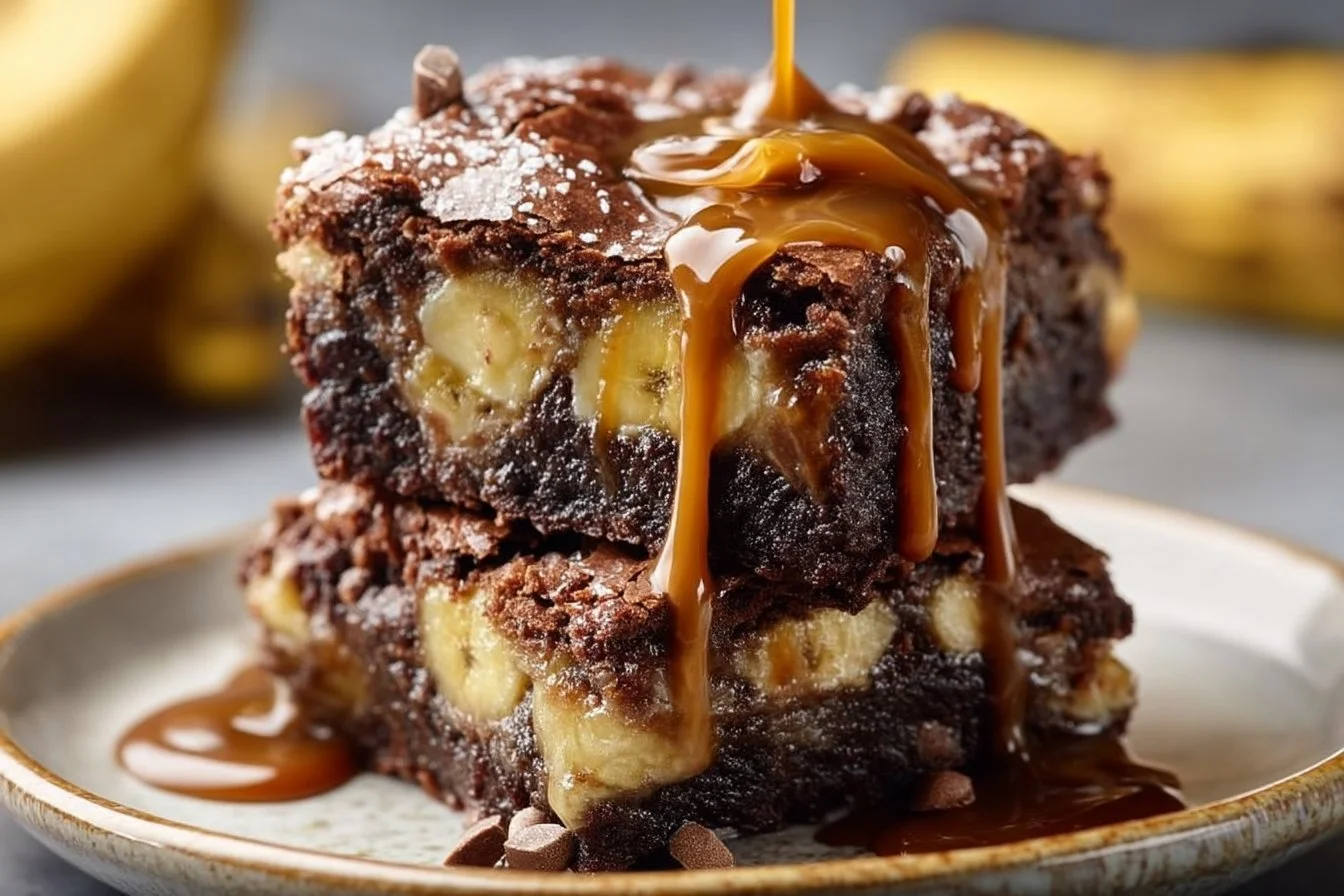 Bananenbrot-Brownies