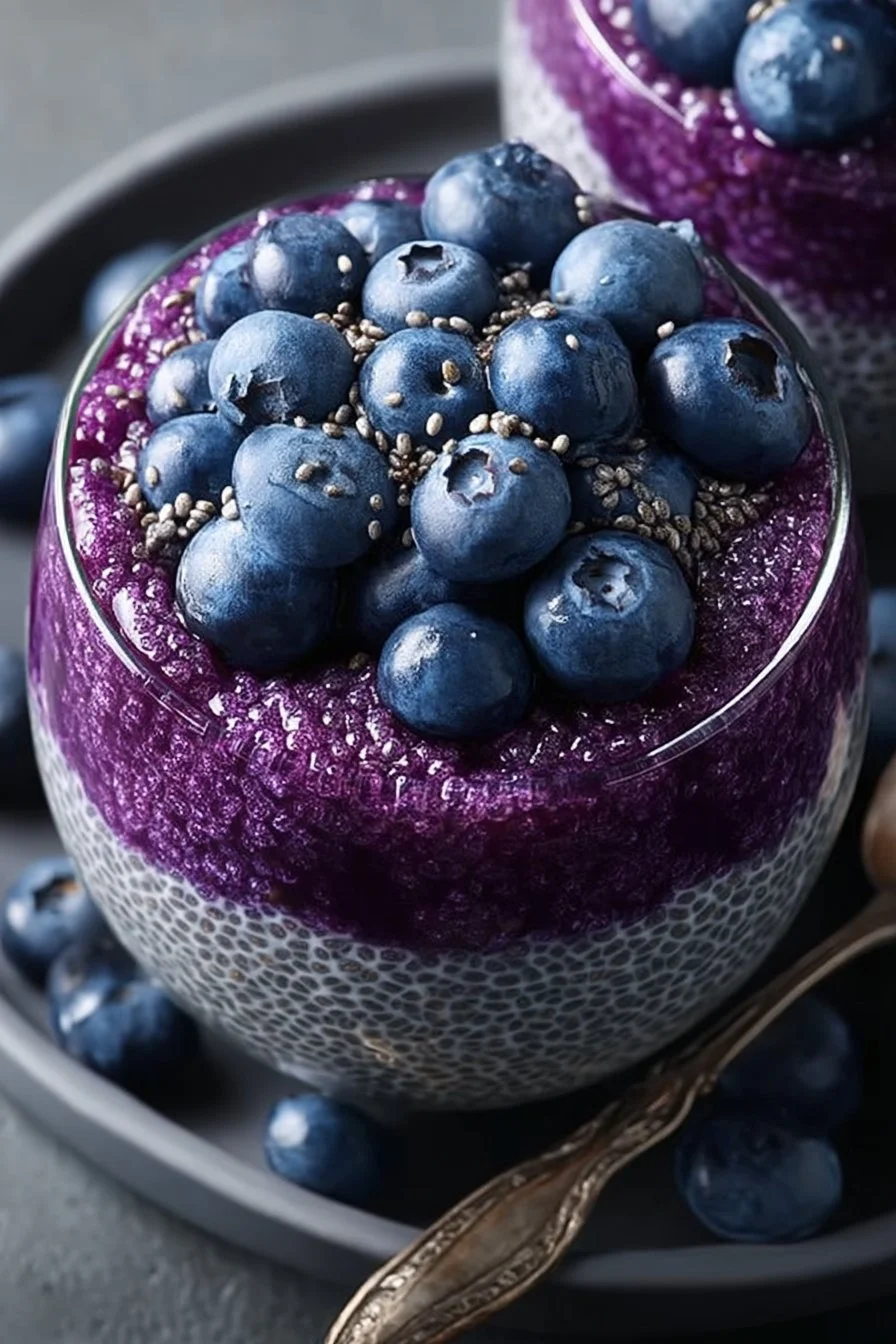 Blaubeer-Chia-Pudding