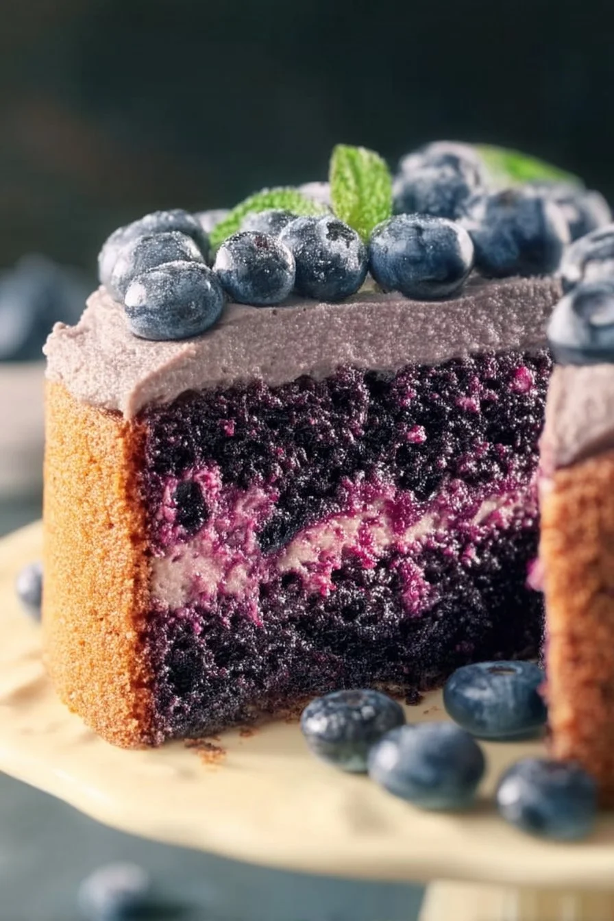 Blaubeer-Layer-Cake
