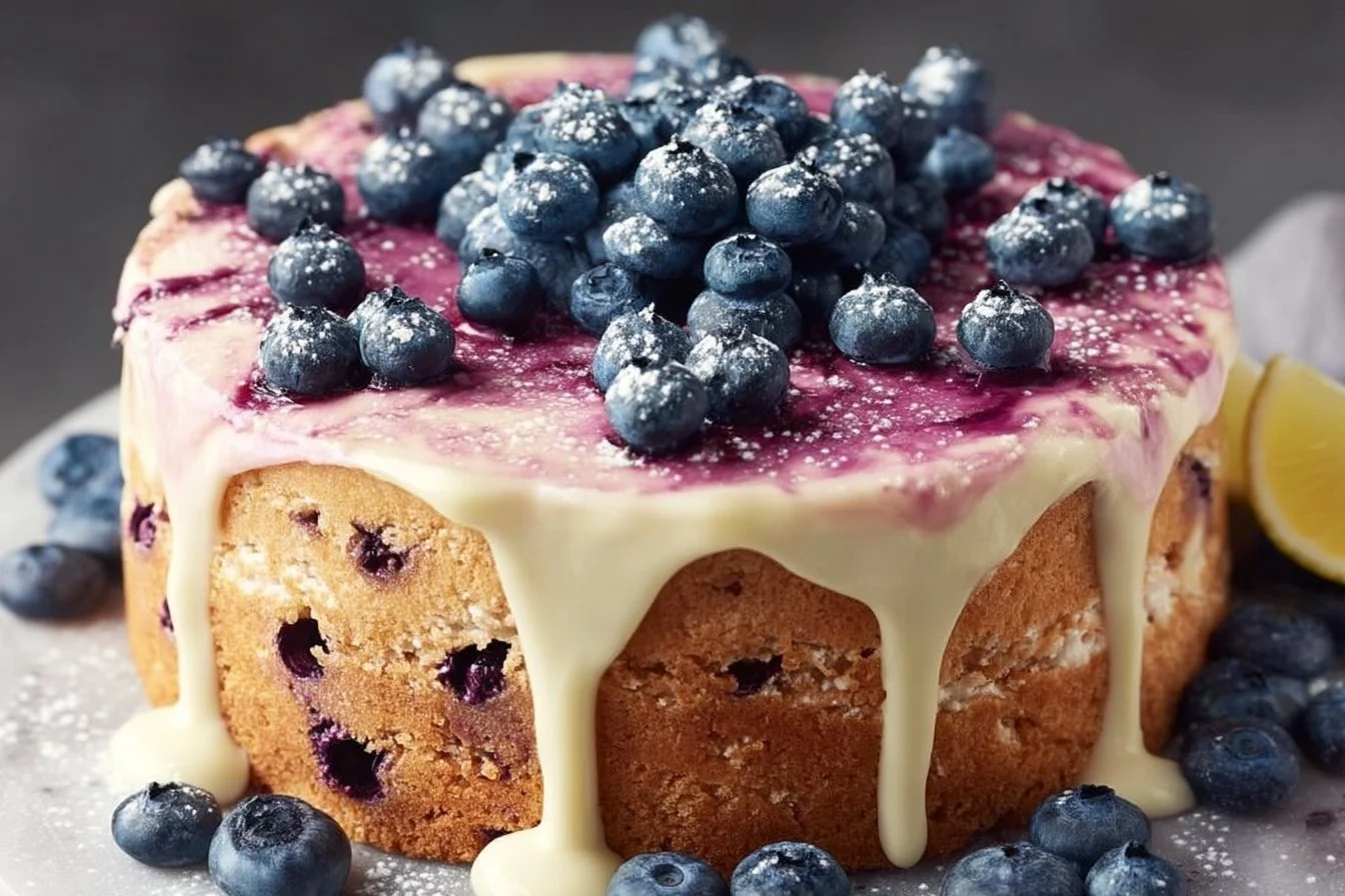 Blaubeer-Layer-Cake
