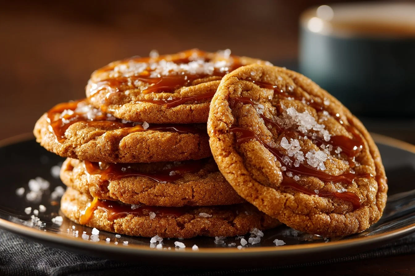 Braune Butter Kaffee Toffee Kekse