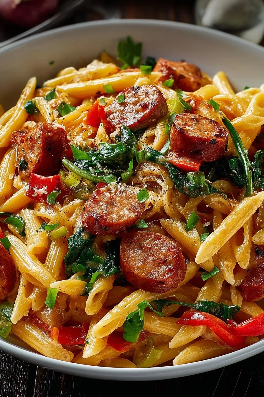 Cajun Würstchen Pasta
