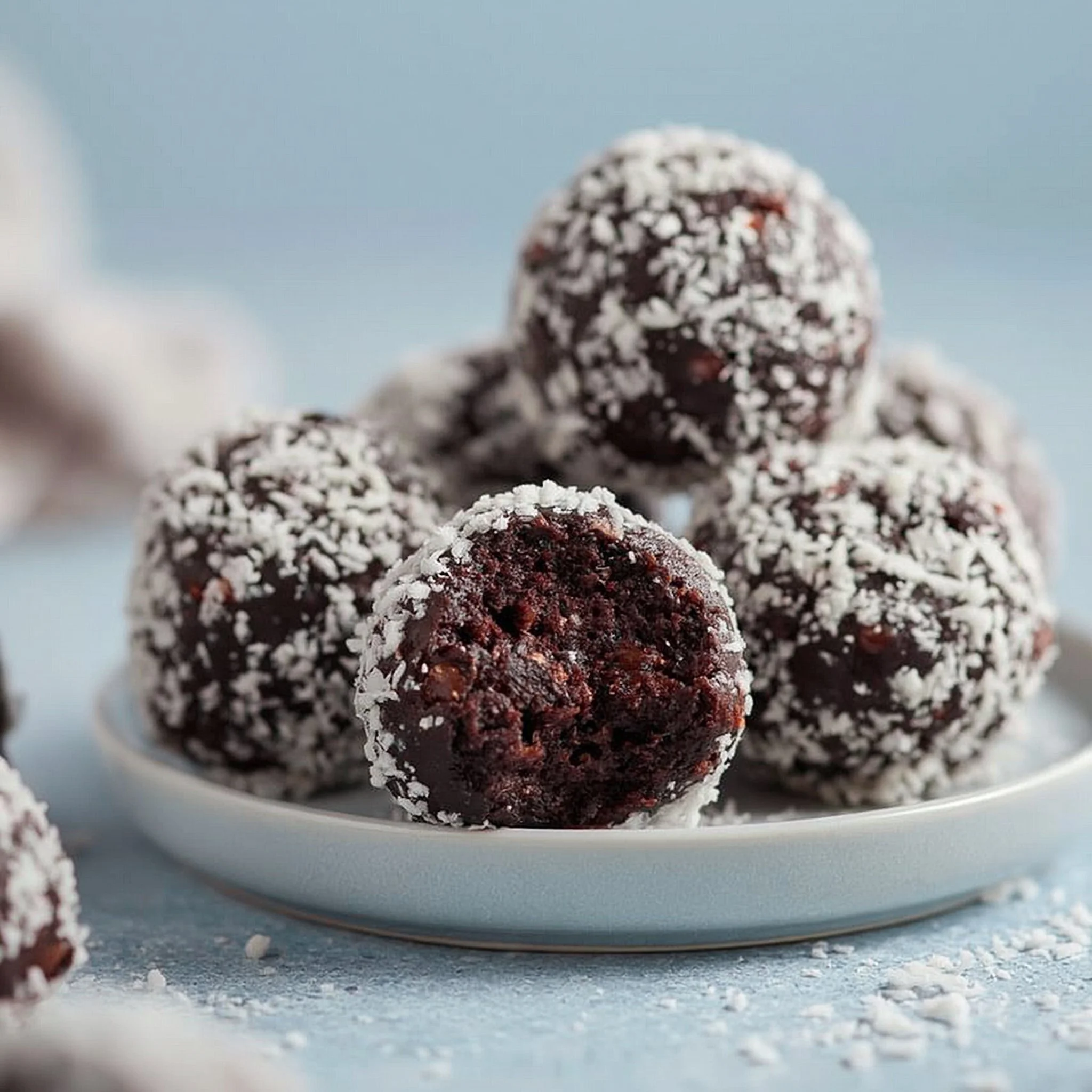 Dattelbrownie-Bällchen