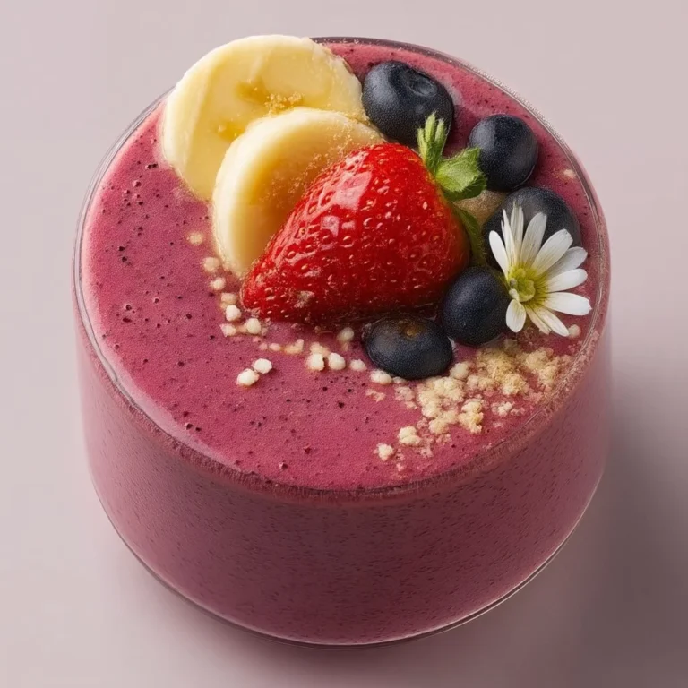 Energie-Balancierender Smoothie mit frischen Zutaten für mehr Vitalität