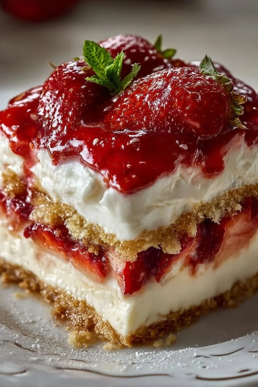 Erdbeer-Cheesecake-Lasagne