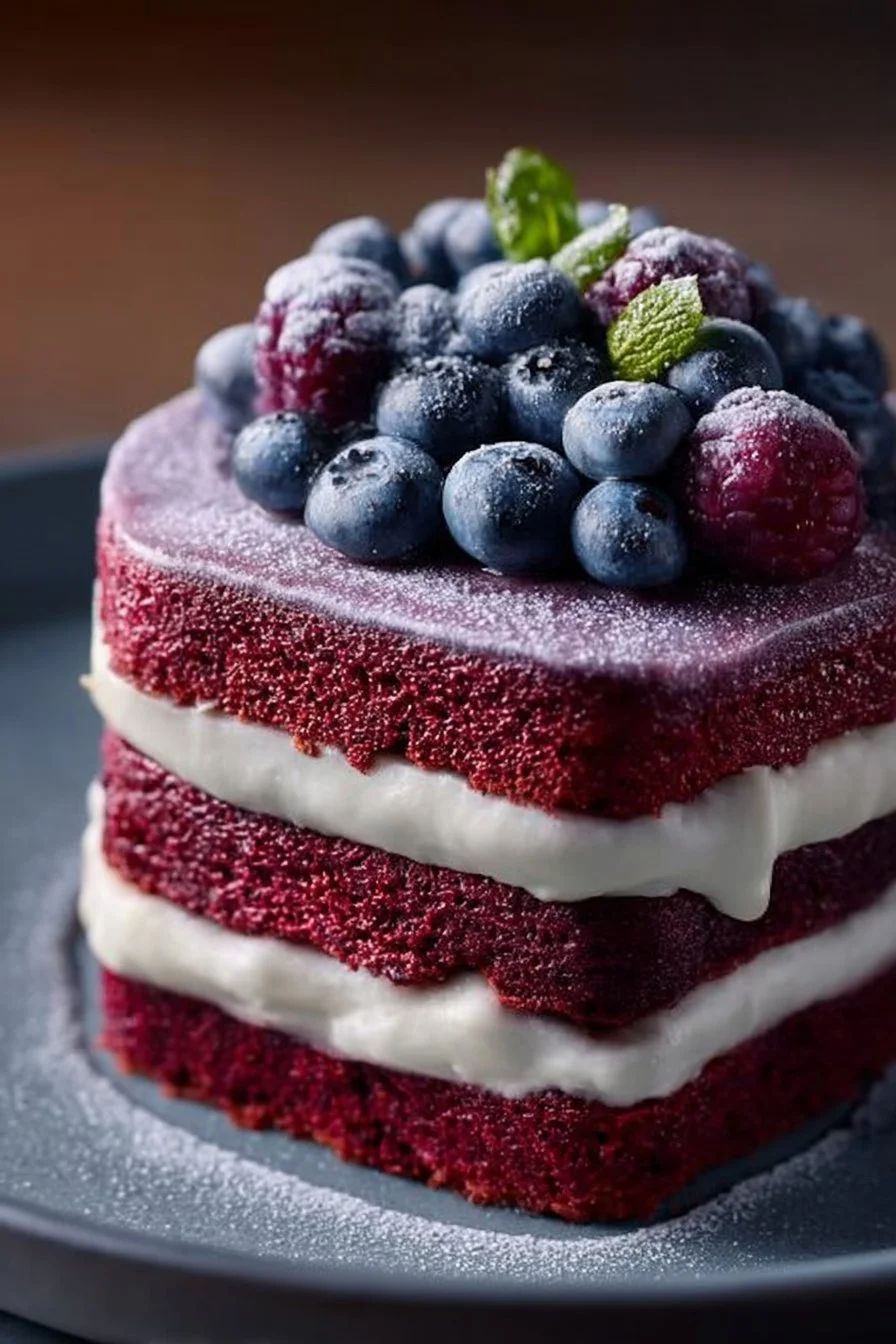 Etwas Warmes entfaltet sich | Samtkuchen-Rezepte, Leckere Desserts, Süße Snack-Rezepte