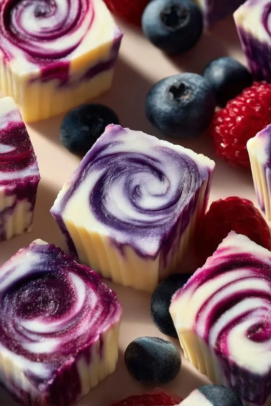 Gefrorene Joghurtstücke