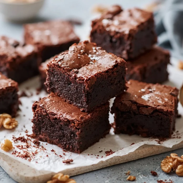 Gesunde Brownies Rezept mit Schokolade und Nüssen