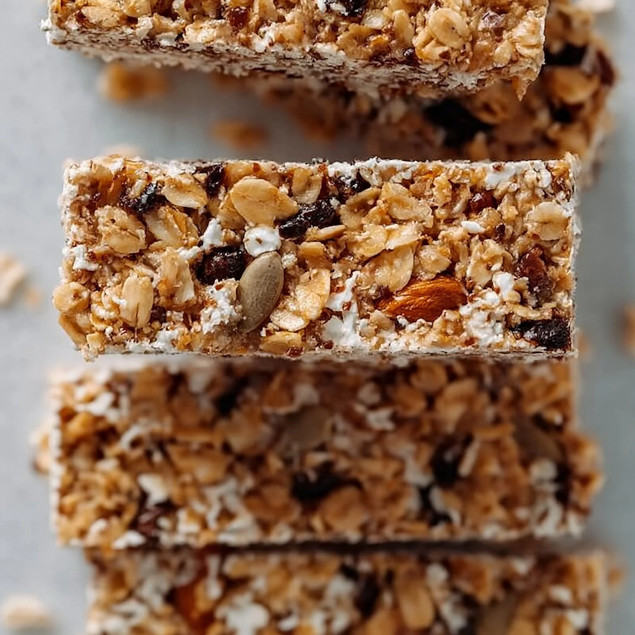 Hausgemachte No-Bake Granola-Riegel