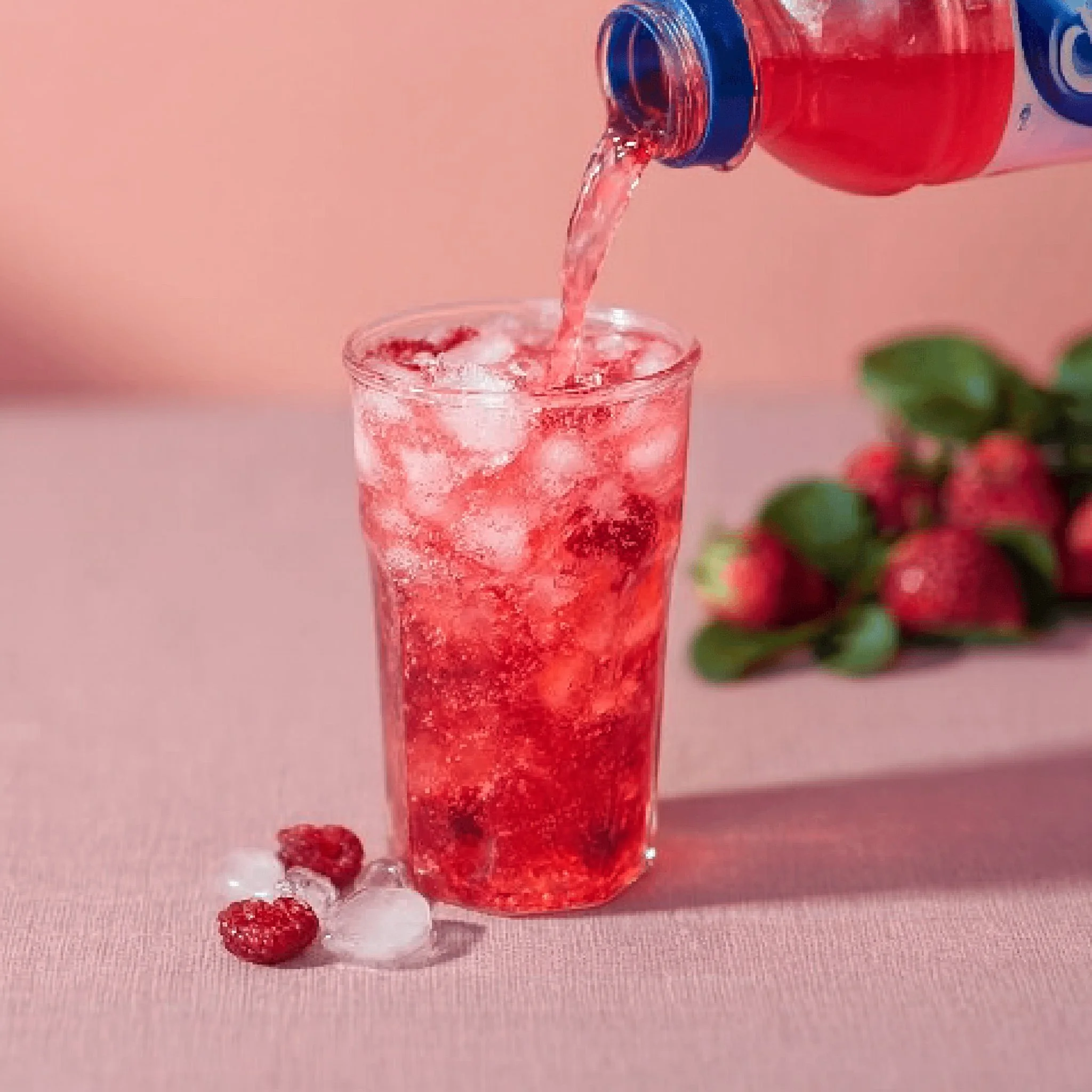 Hausgemachter Pink Drink
