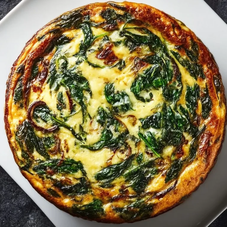 Krustenlose Spinat-Gruyère-Quiche mit frischem Spinat und Gruyère Käse