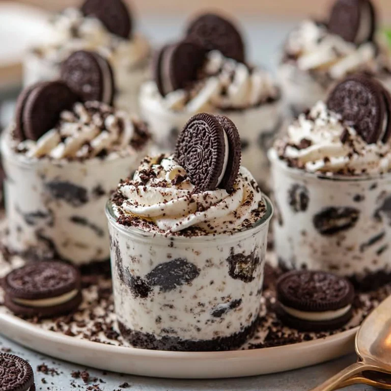 Oreo-Käsekuchen im Glas ohne Backen, lecker und einfach zubereitet
