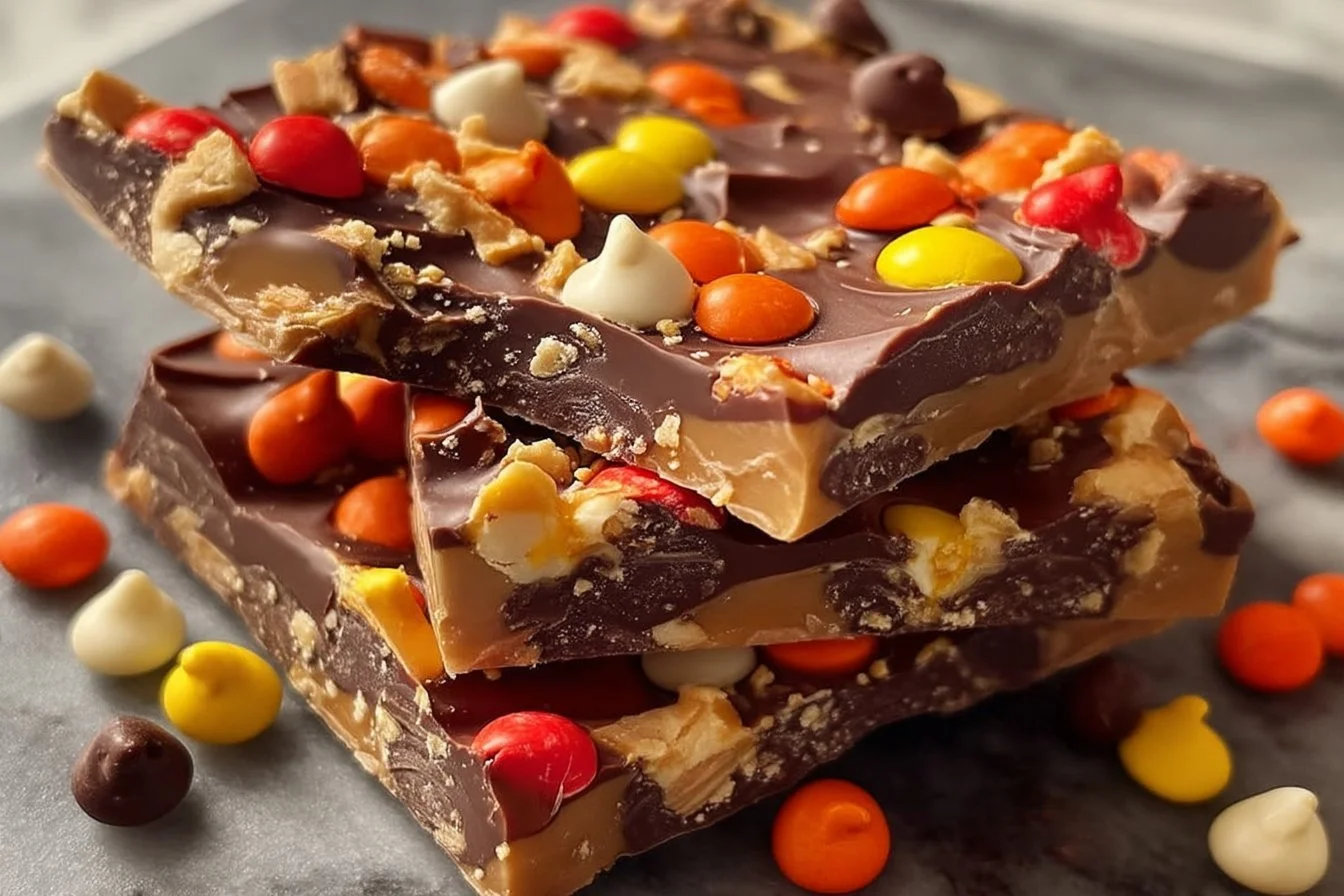Reese's Pieces Erdnussbutter Rinde