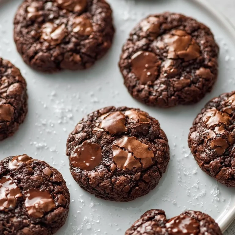 Delicious Schokoladen Brownie Kekse frisch gebacken