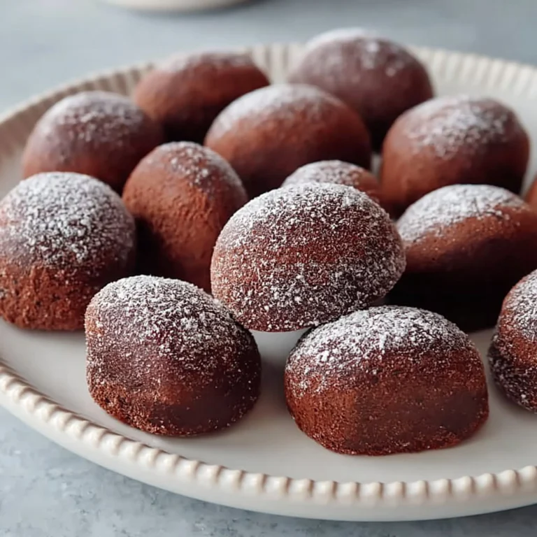 Selbstgemachte Schokoladen Mochi ohne Ofen, süß und schokoladig.