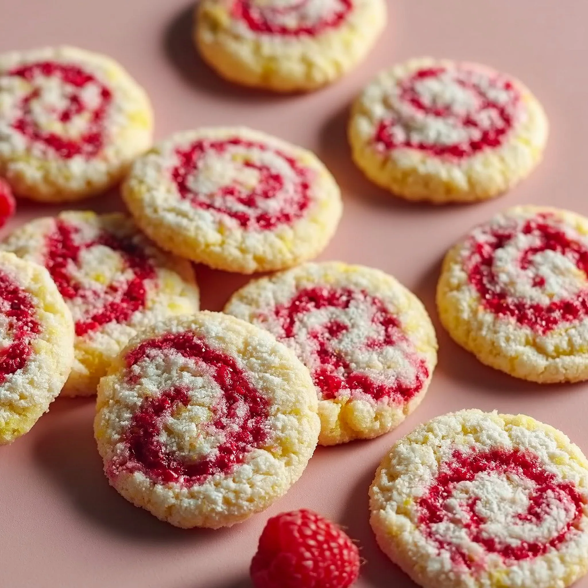 Valentinstag Himbeer-Zitronen-Kekse
