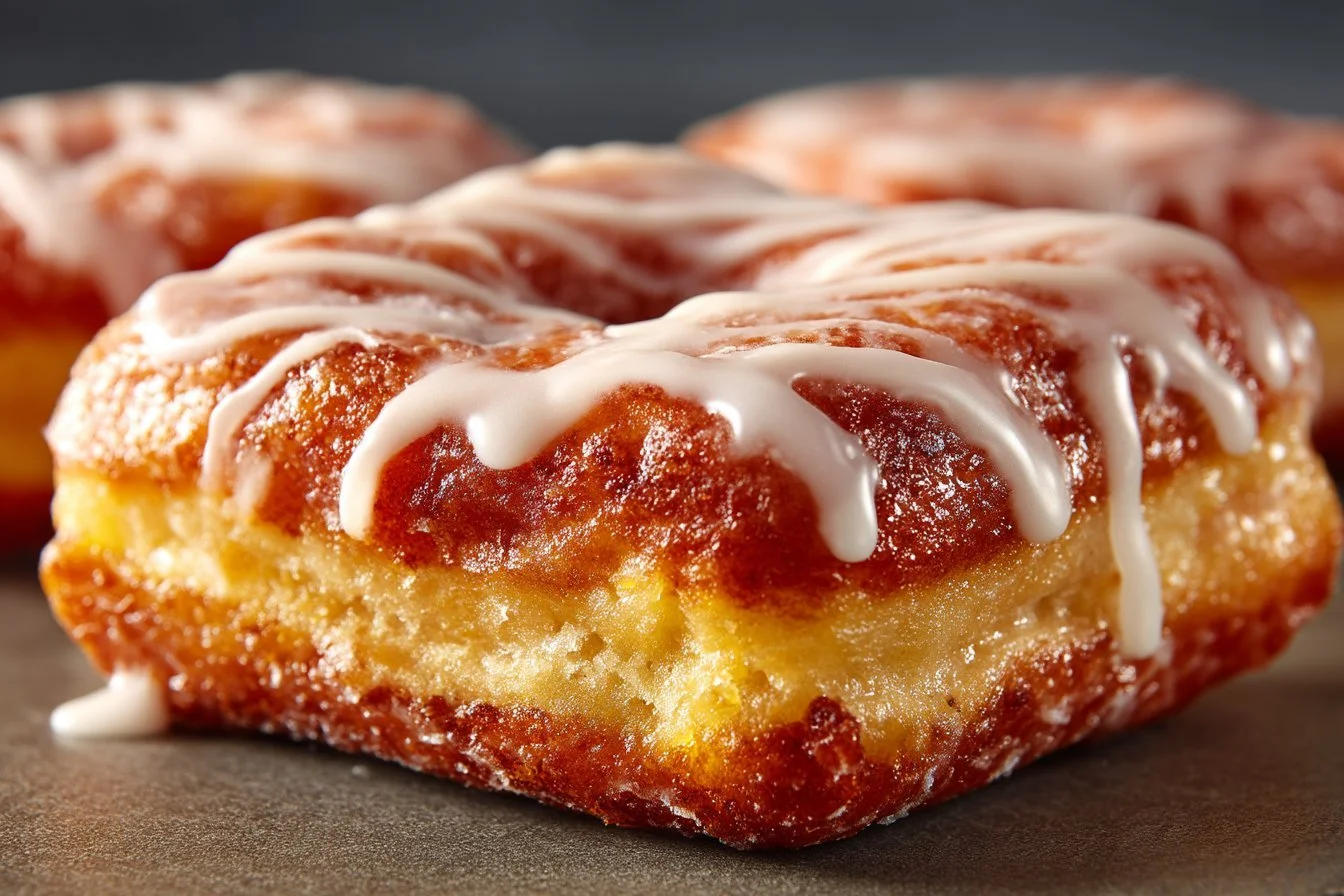 Weiche gebackene Ahorn-Donut-Riegel