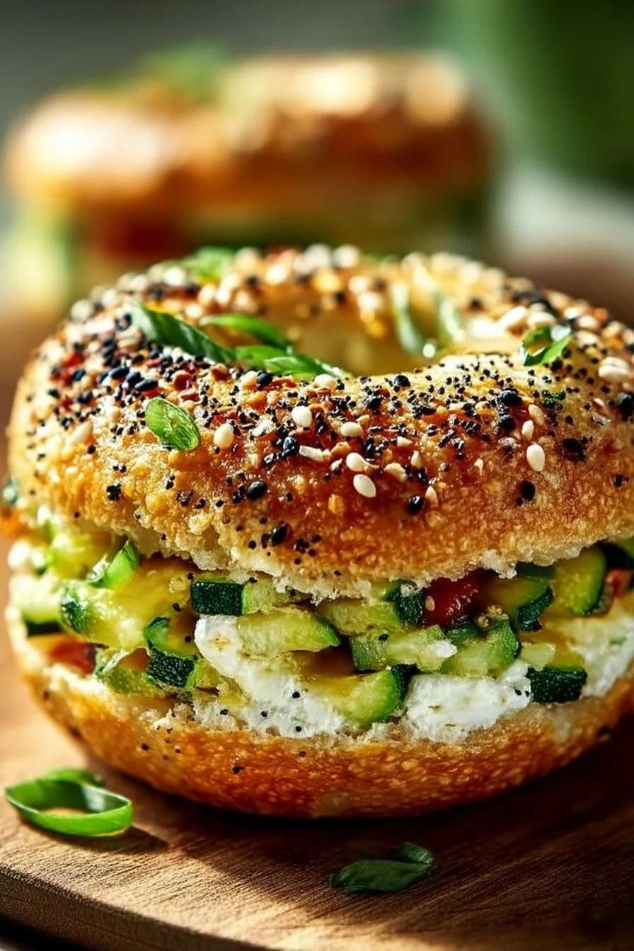 Zucchini-Bagels