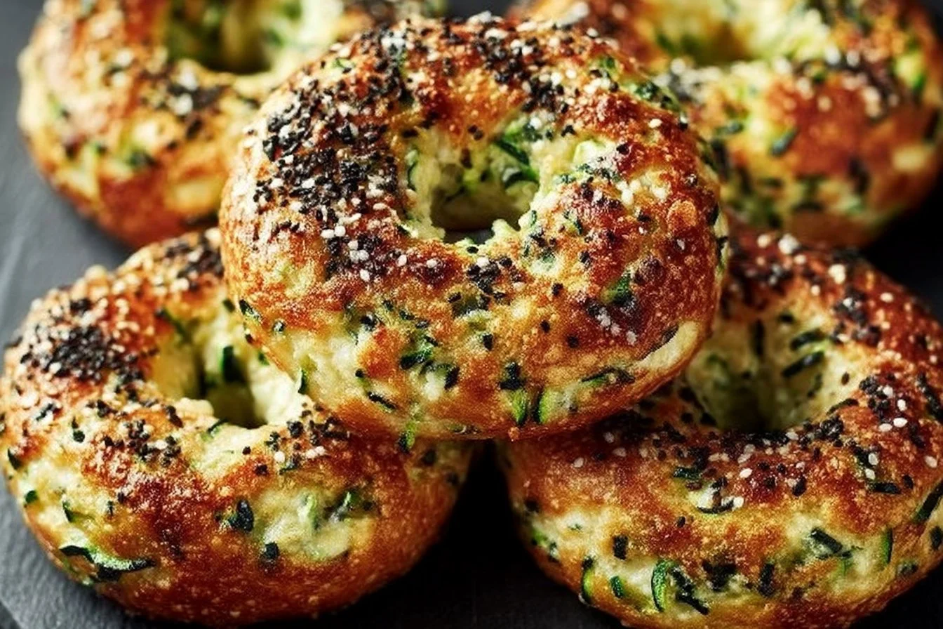 Zucchini-Bagels