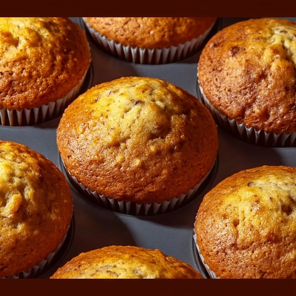 Zuckerfreie Bananenmuffins