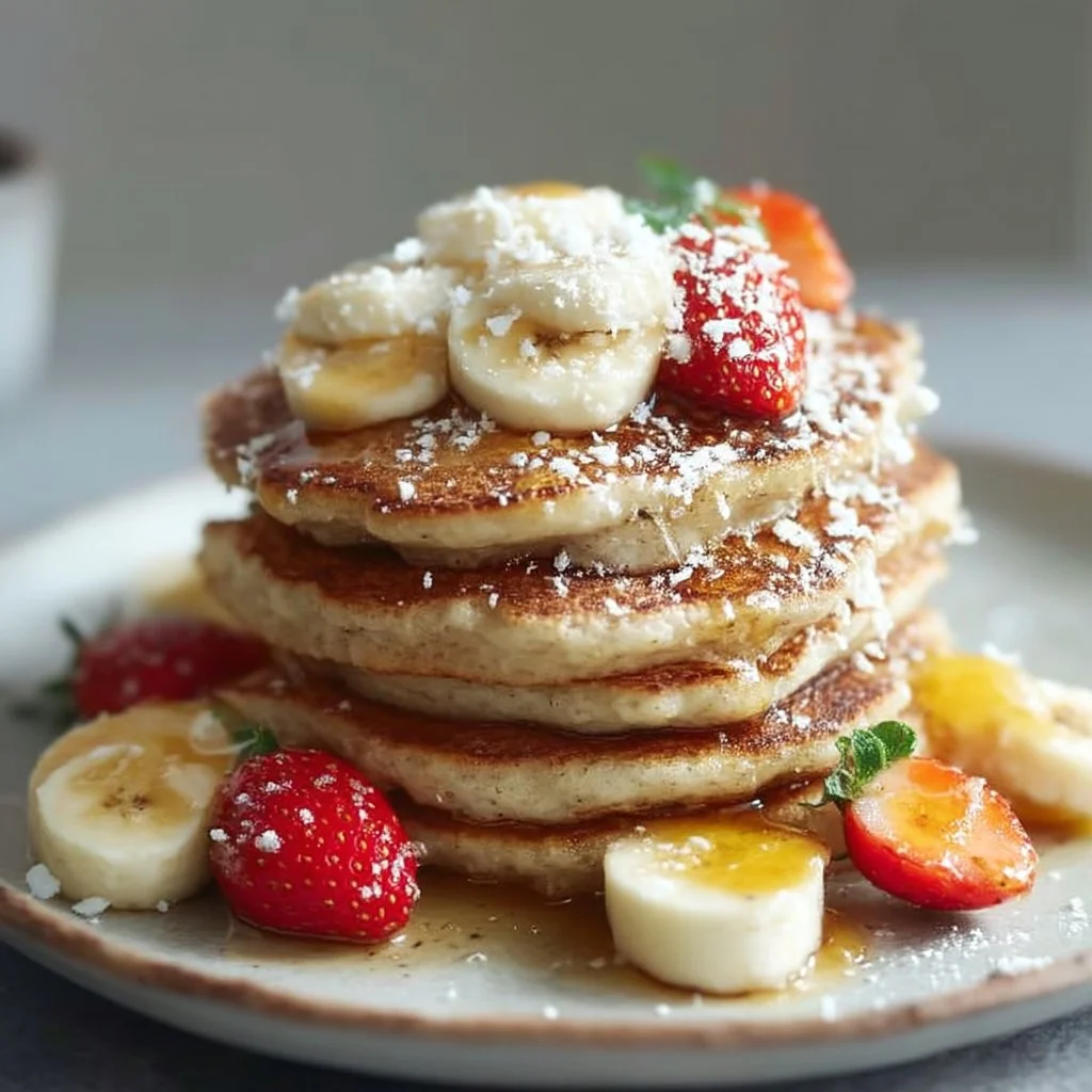Bananen-Oat-Pfannkuchen