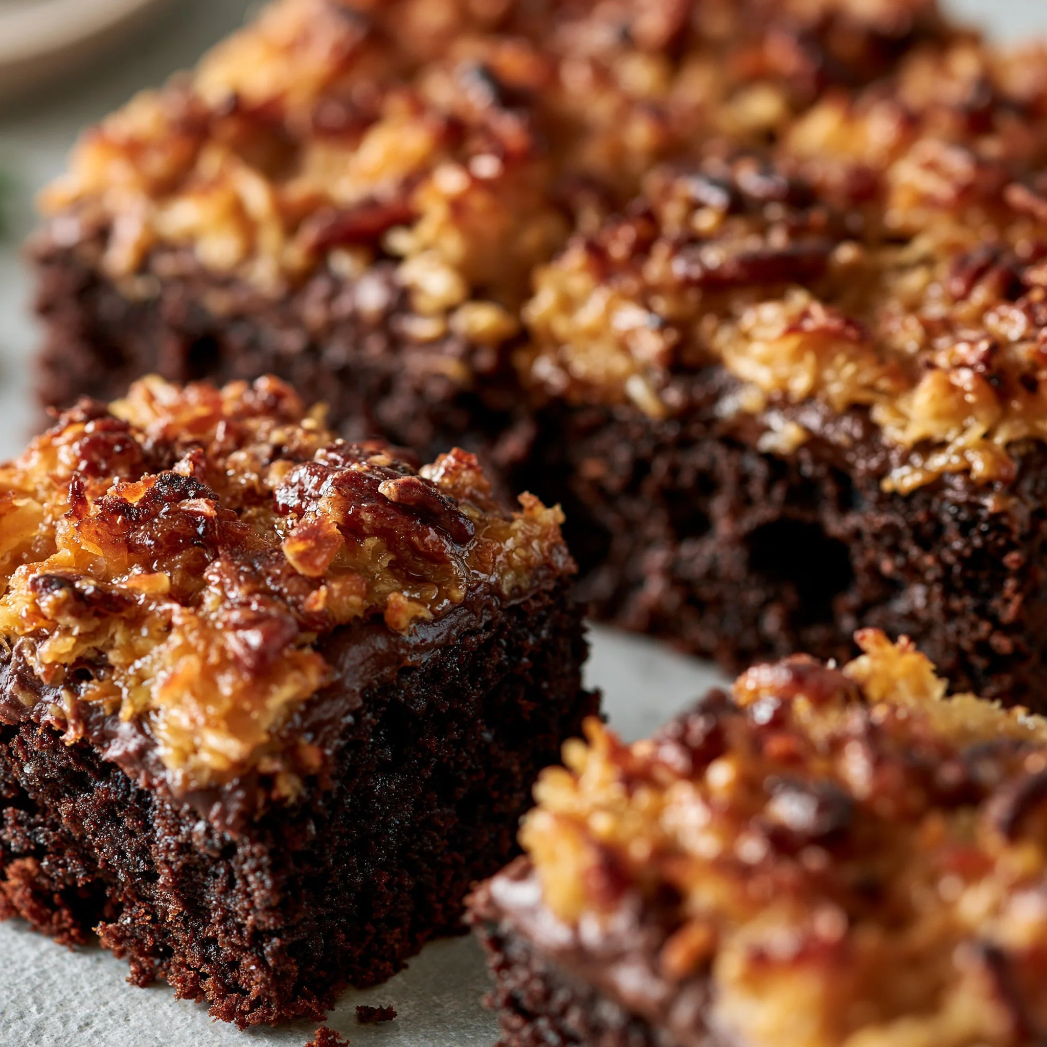 Deutscher Schokoladen Poke Kuchen