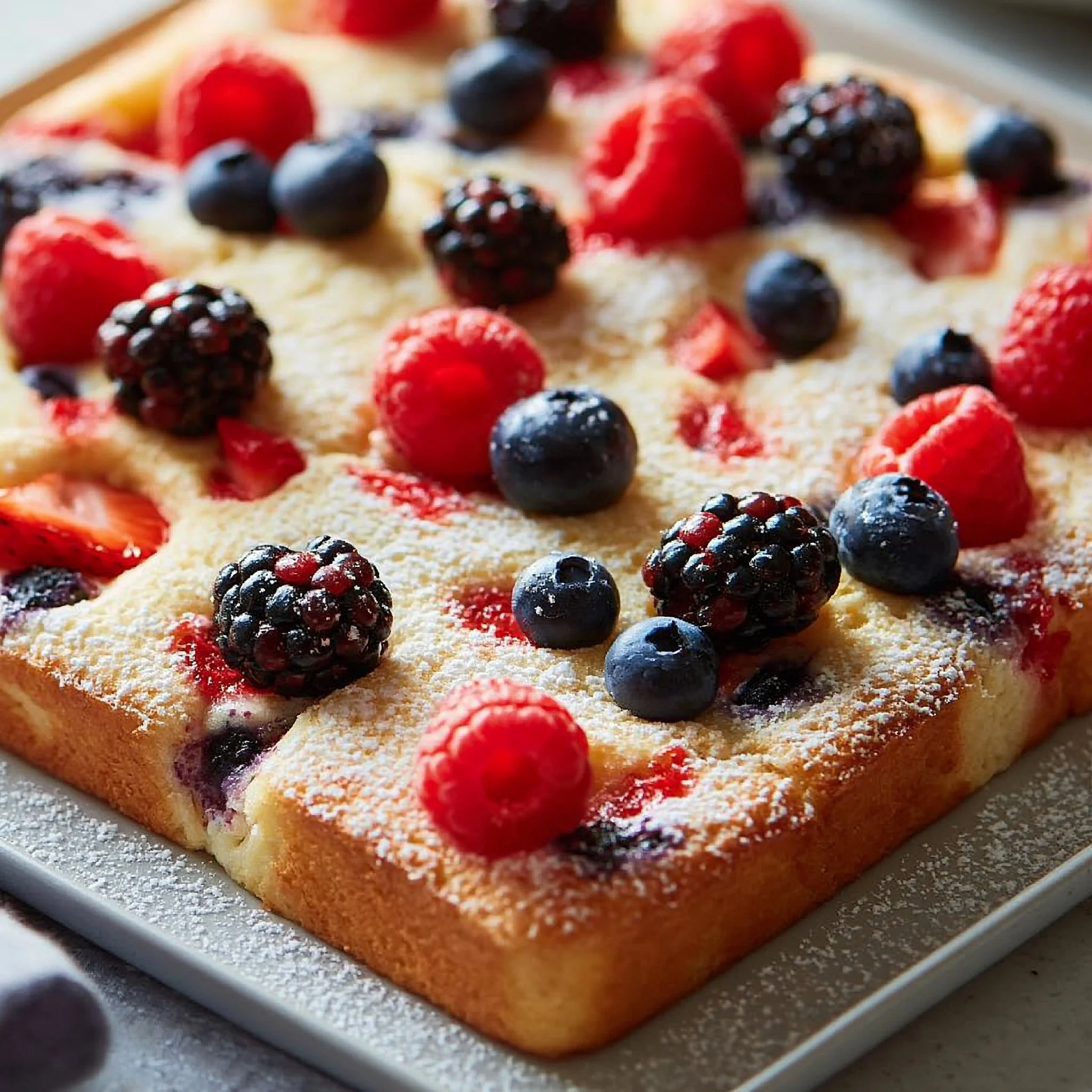 Fluffy Sheet Pan Pancakes