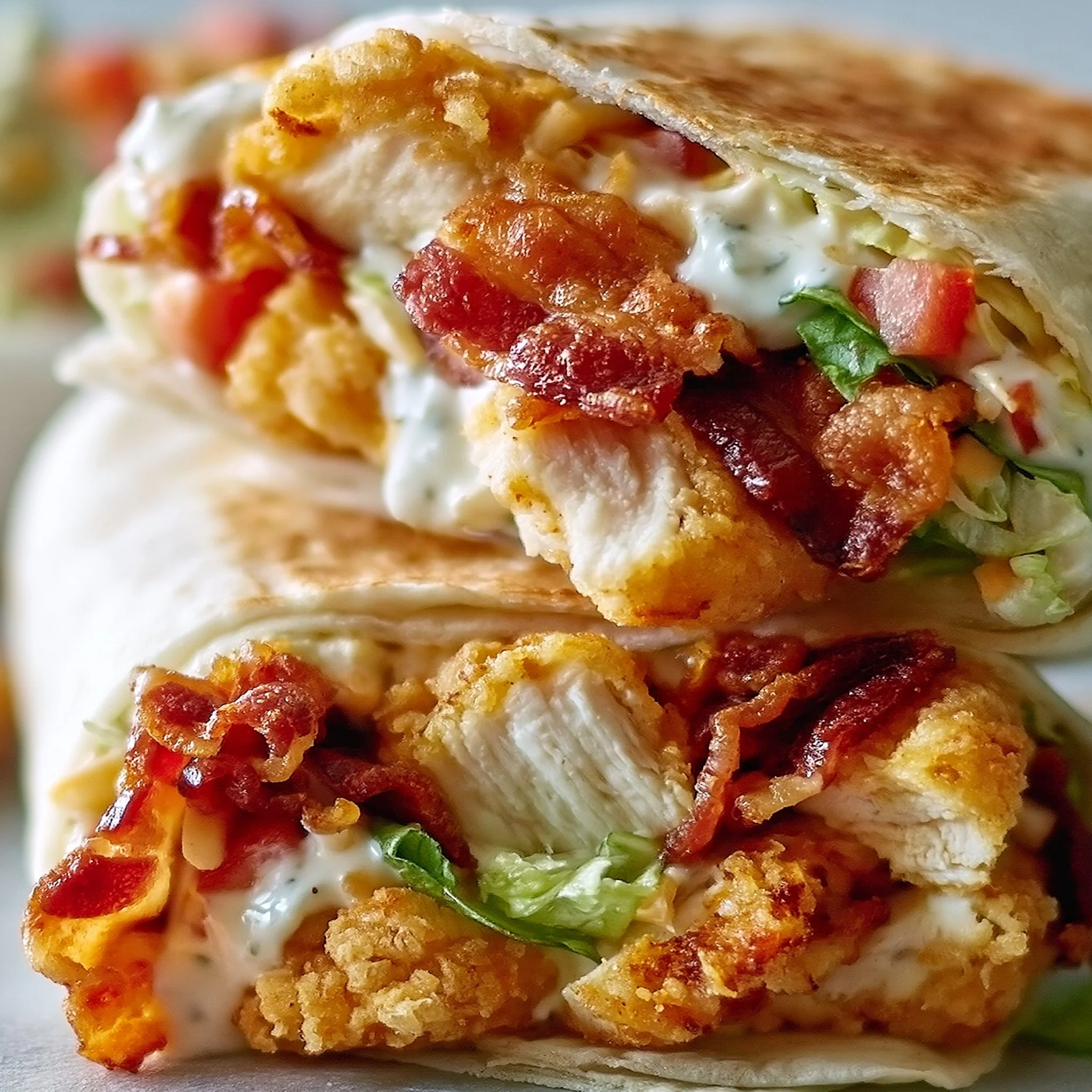 Hähnchen Avocado Ranch Burritos