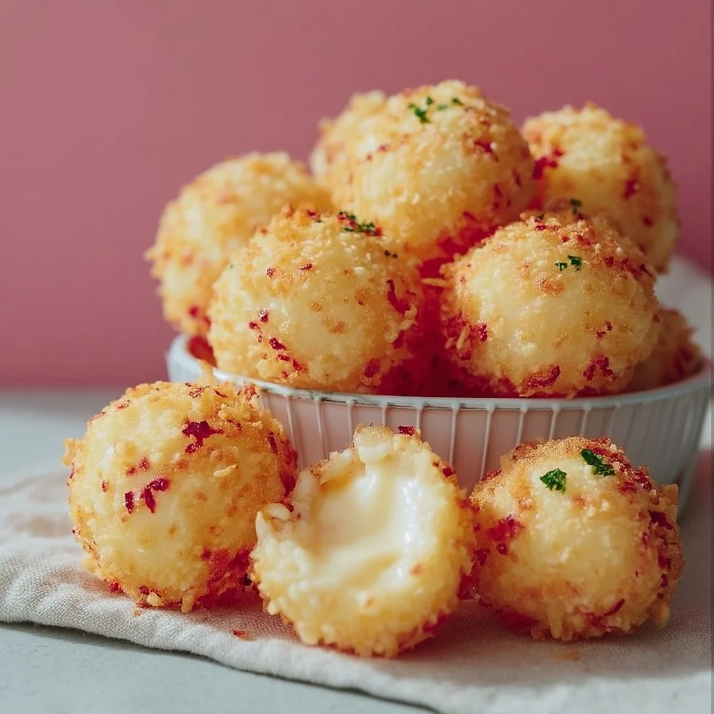 Käse Bissen aus der Heißluftfritteuse