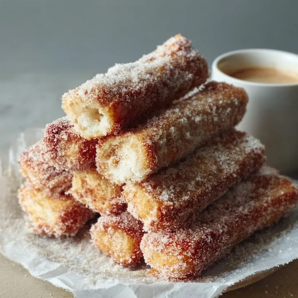 Luftfrittierte Donut-Sticks