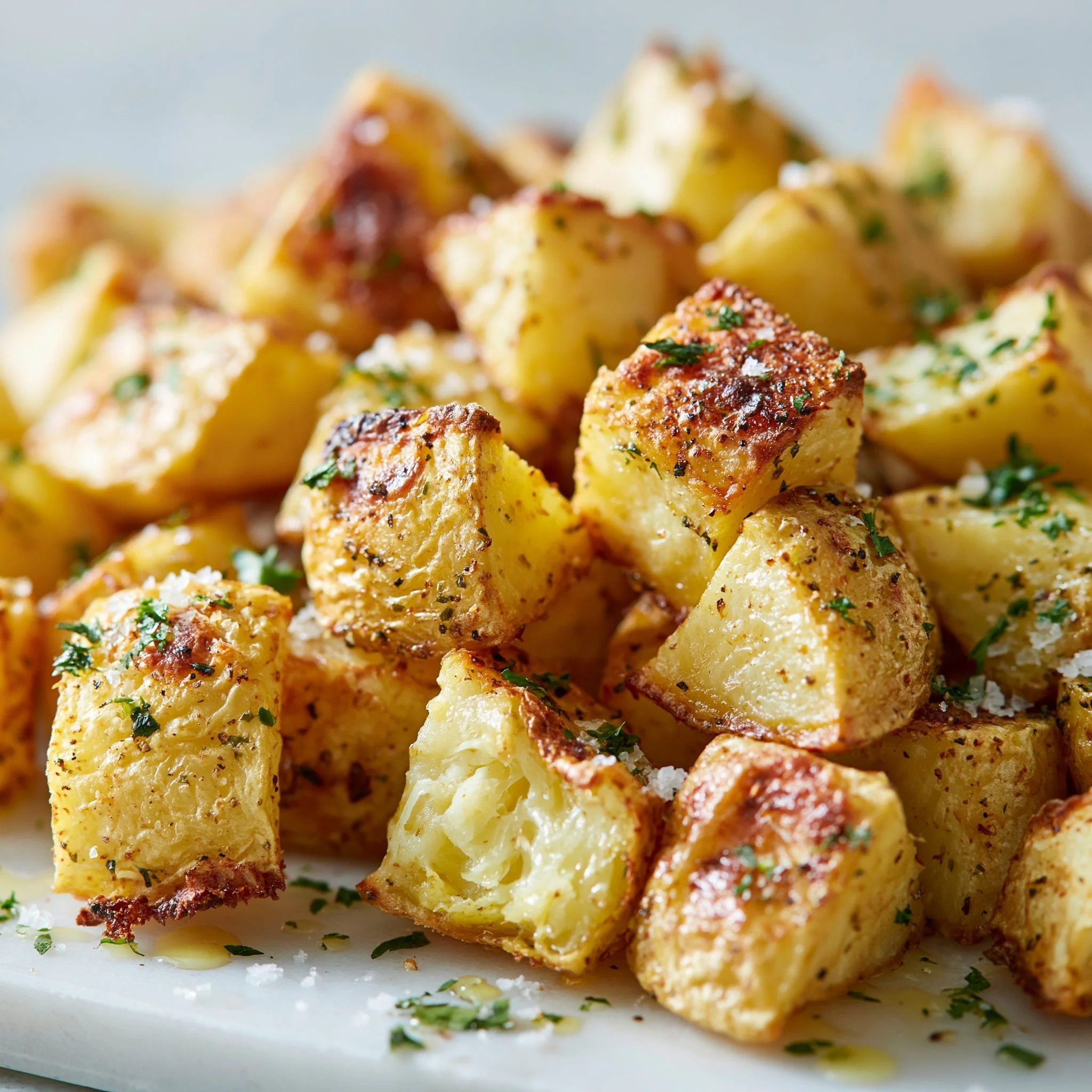 Krosse Kartoffeln aus der Heißluftfritteuse