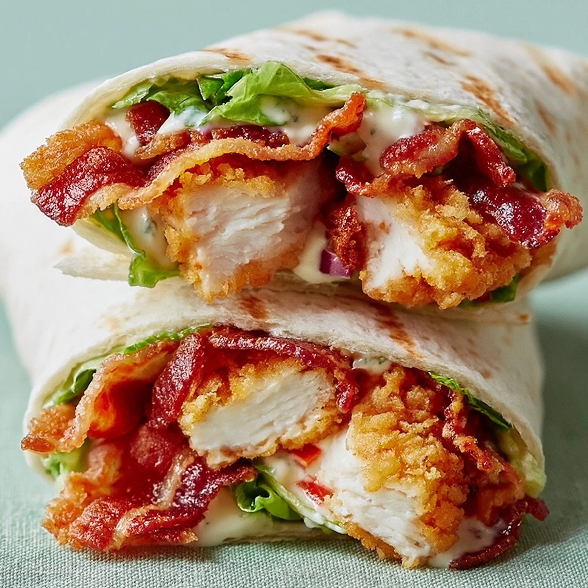 Crispy Chicken Bacon Ranch Wrap