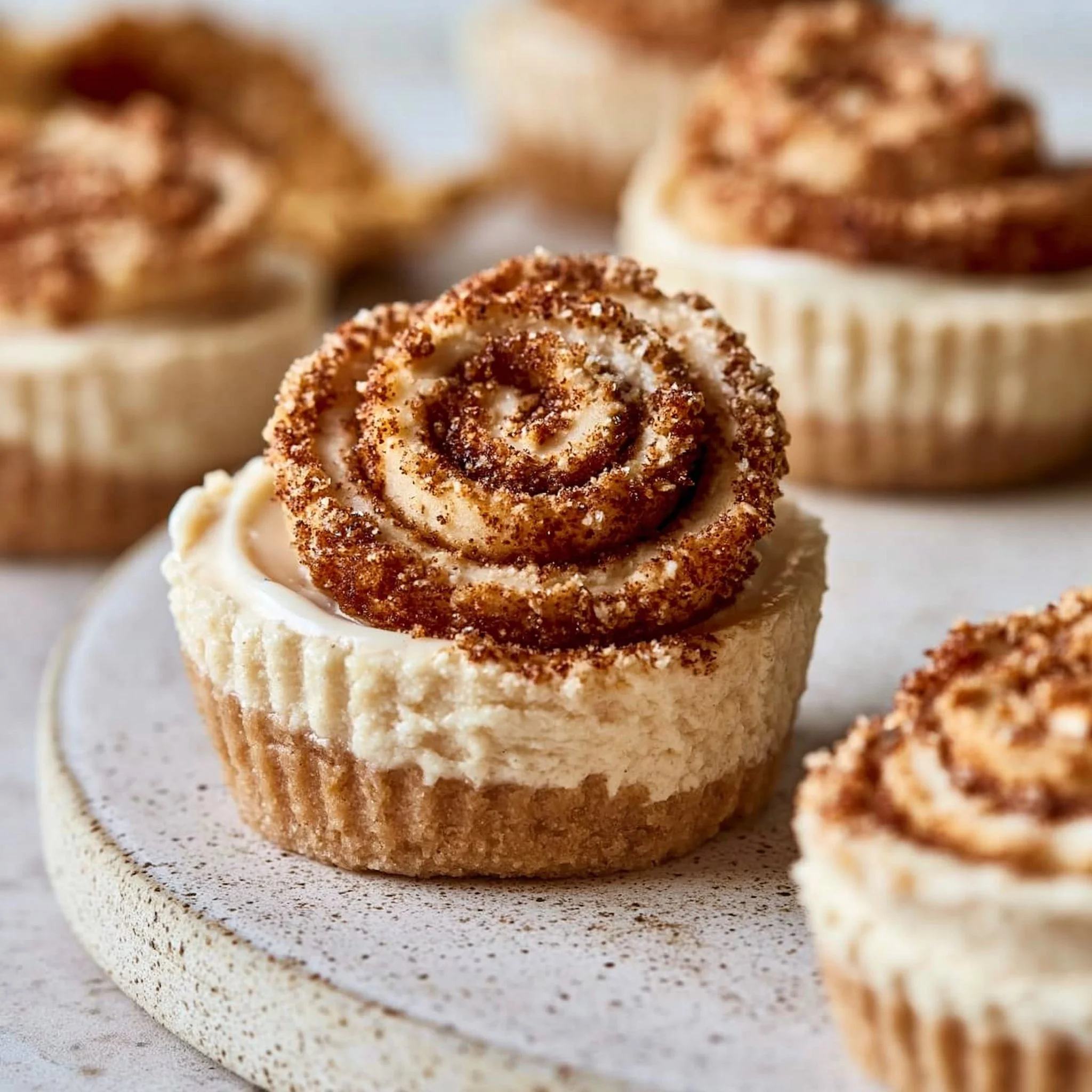 Mini Zimtschnecken-Käsekuchen