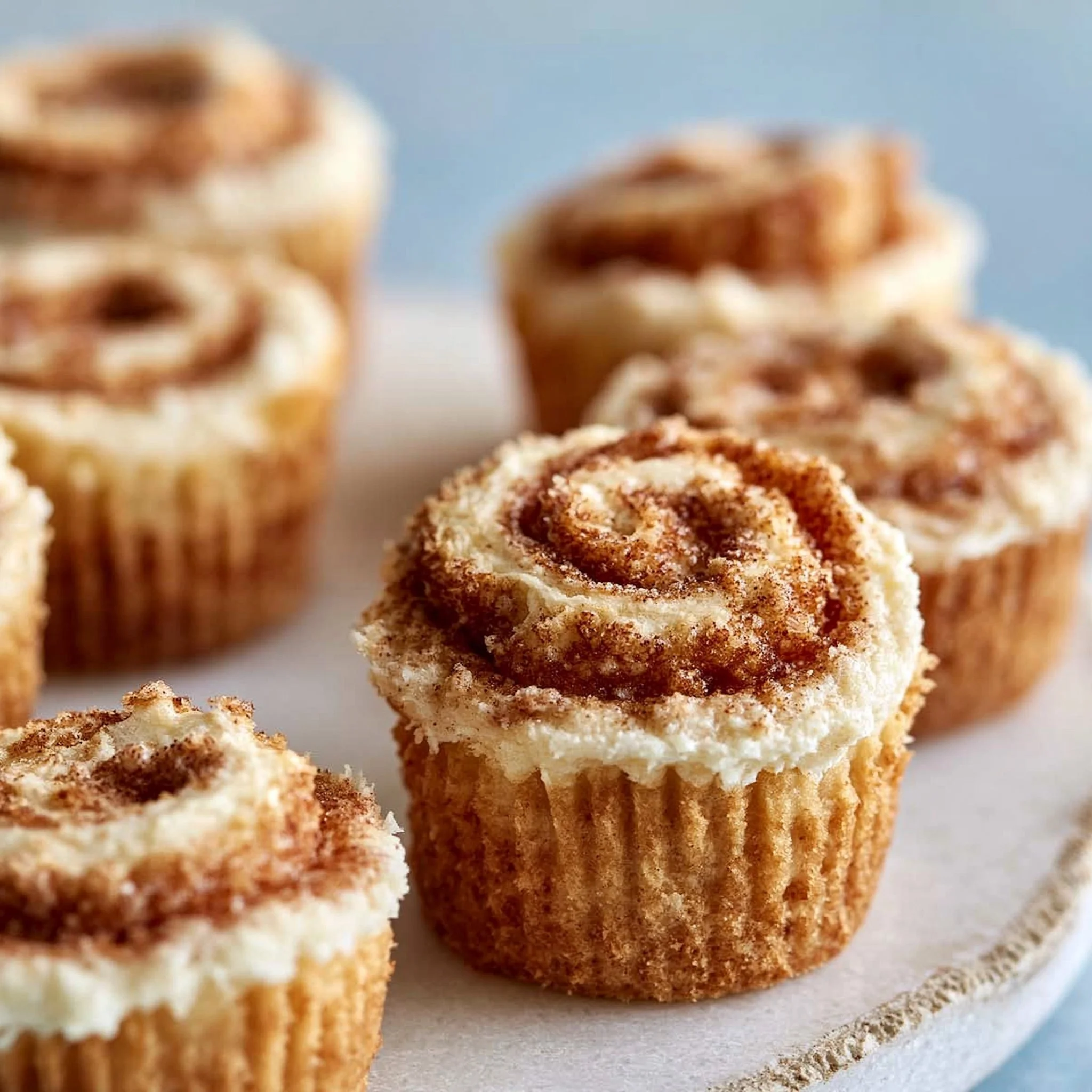 Mini Zimtschnecken-Käsekuchen